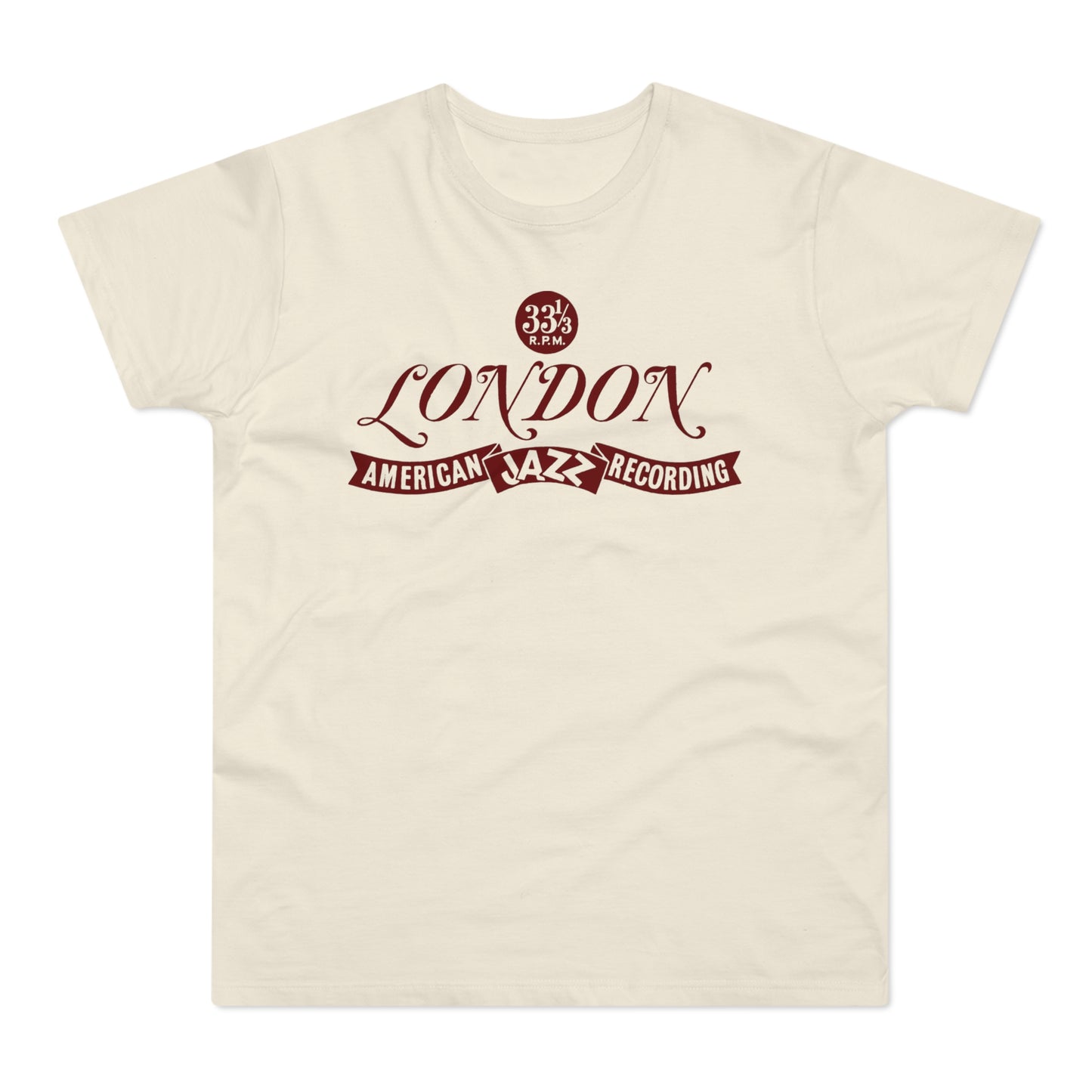 London American Jazz Records T Shirt (Poids Standard)