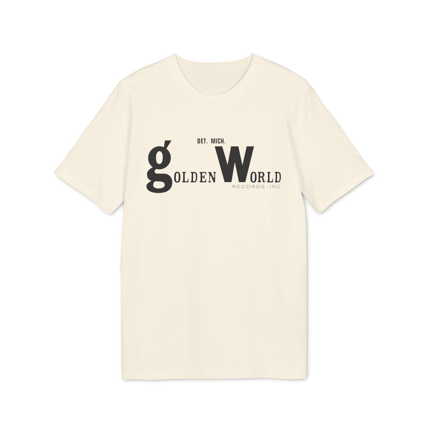 Golden World Records T Shirt (Coton Bio Premium)