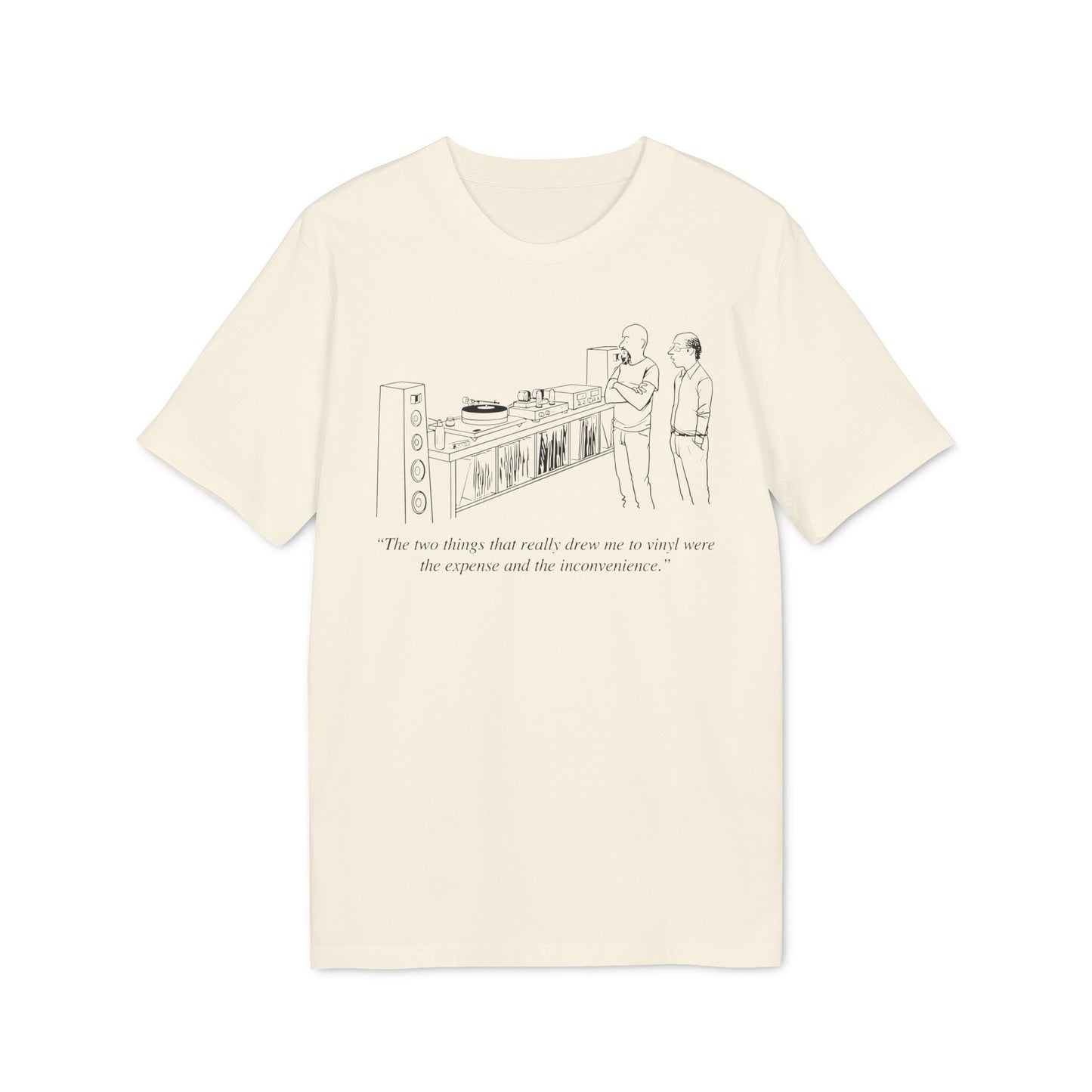 Vinyl Inconvenience T Shirt (Coton Bio Premium)
