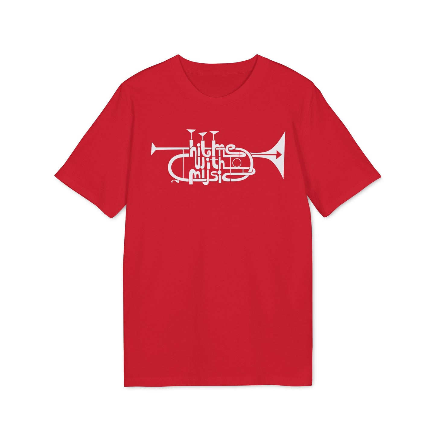 Hit Me With Music T Shirt (Coton Bio Premium)