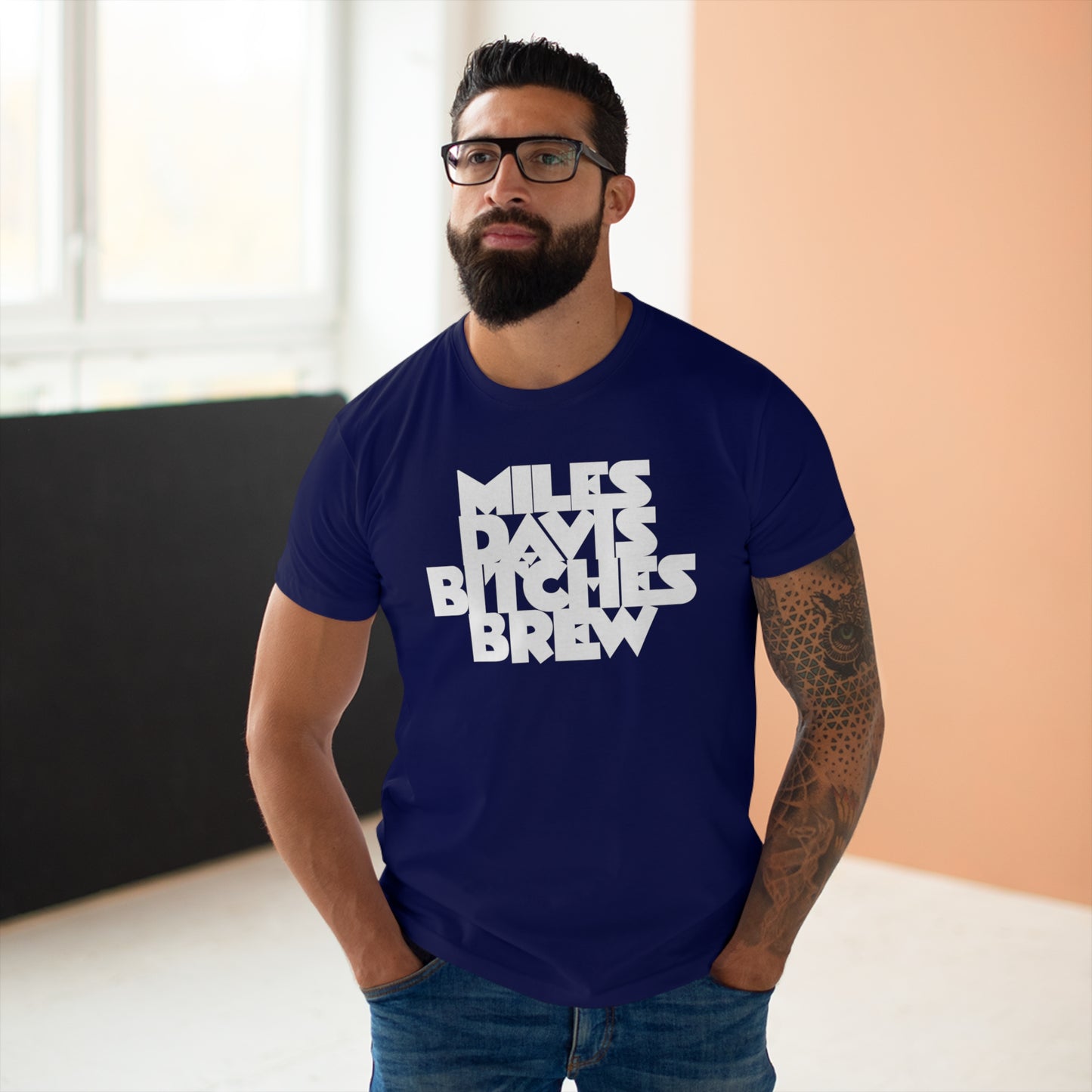 Bitches Brew Miles Davis T Shirt (Poids Standard)