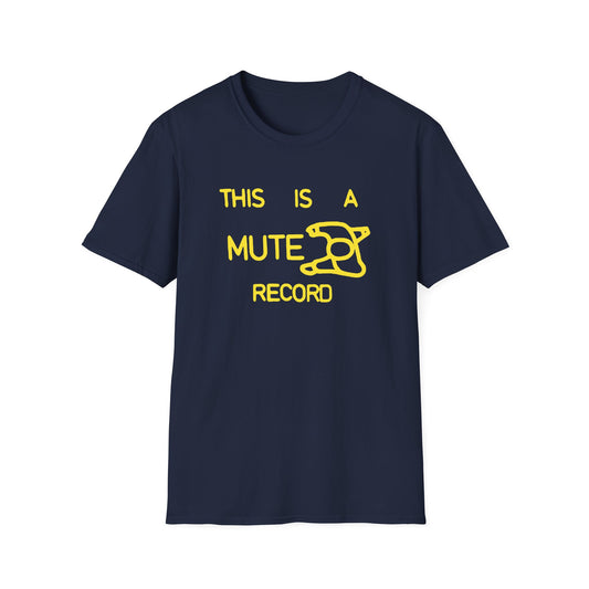 This Is A Mute Record T Shirt (M) | DEADSTOCK | DERNIÈRE PIÈCE | -50 %