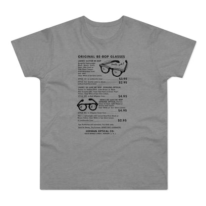 Original Be-Bop Glasses: Ladies' and Men's styles with various frame and lens options.