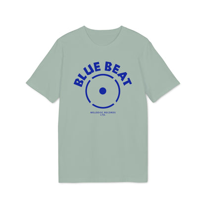 Green t-shirt with blue "BLUE BEAT" text and "MELODISC RECORDS LTD." label.