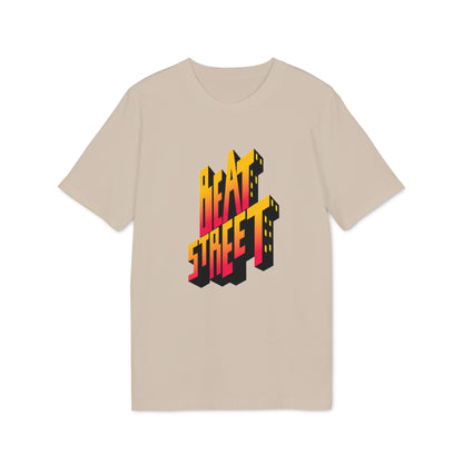 T-shirt with 3D text graphic "BEAT STREET" in yellow, red, and black.