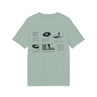 Guide to taking care of records with four illustrated steps and helpful tips.